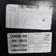 2011-2017 BMW X3 F25 Right Front Door Panel Black 51417394528 OEM Used