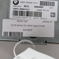 2011-2014 BMW X3 Amp Amplifier HiFi Audio 65129283507 OEM Used