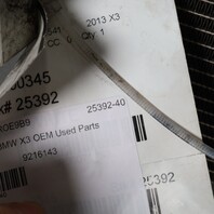 2011-2017 BMW X3 X4 A/C Condenser 64539216143 OEM Used