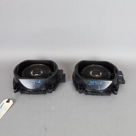 2011-2014 BMW X3 X5 Floor Speaker Subwoofer Pair Set 65139218695 OEM Used