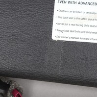 2011-2017 BMW X3 X4 Left Sun Visor Black 51168062217 OEM Used