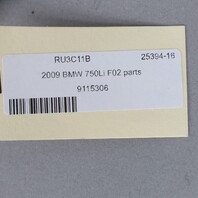 2010-2017 BMW 528i 535i 550i Right Front Seat Belt Buckle 72119115306 OEM Used