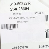 2009-2012 BMW 750i N63 Left Air Cleaner Filter Box 13717577464 OEM Used