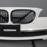 09-12 BMW 740i 750Li 760i Front Bumper Cover Alpine White 51117251634 OEM Used