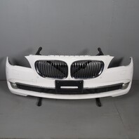 09-12 BMW 740i 750Li 760i Front Bumper Cover Alpine White 51117251634 OEM Used