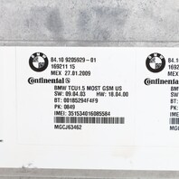 BMW 328i 128i 550i 650i 750i X5 Bluetooth Telematics Module 84109205929 OEM Used