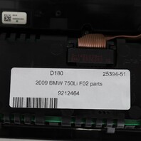 2011-2015 BMW 740i 750i 760i Audio Climate Control Panel 61319328414 OEM Used