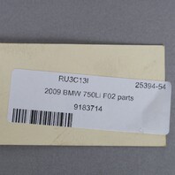 2009 BMW 750Li Auxiliary Water Pump 64119183714 OEM Used