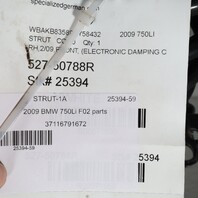 2010-2012 BMW 550iGT 740i 750i Right Front Strut Shock EDC 37116791672 OEM Used