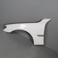 2009-2015 BMW 740i 750Li 760i Left Fender Alpine White 41007204496 OEM Used