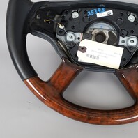 2007-2010 Mercedes CL550 CL600 Wood Steering Wheel 2218201611 OEM Used