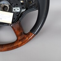 2007-2010 Mercedes CL550 CL600 Wood Steering Wheel 2218201611 OEM Used