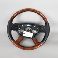 2007-2010 Mercedes CL550 CL600 Wood Steering Wheel 2218201611 OEM Used