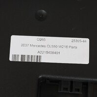 2007-2011 Mercedes CL550 CL600 Power Supply Control Module 2215400401 OEM Used