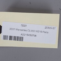 2007 Mercedes CL550 Ignition Switch With Key 2215450708 OEM Used