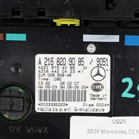 2007-2010 Mercedes CL550 CL600 Dome Light Sunroof Switch 2168209085 OEM Used