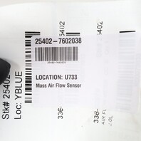 2015 BMW 328i Mass Air Flow Meter Sensor 13627602038 OEM
