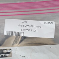 BMW 525i 528i 530i 535i 545i 550i M5 Left Front Seat Belt 72117237943 OEM Used