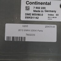 2008-2010 BMW 128i 328i 528i X5 Z4 Engine Module ECM ECU 12147602220 OEM Used