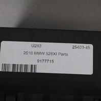 2008-2010 BMW 528i 535i 550i M5 Climate Control Panel 64119177715 OEM Used