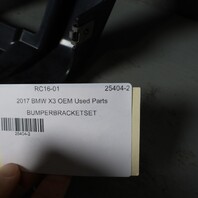 2013-2017 BMW X3 Rear Bumper Support Mounting Brackets 51127338757 OEM Used