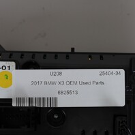 2015-2018 BMW X3 X4 Audio Climate Temperature Control Panel 64116825513 OEM Used