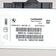 2017 BMW X3 Airbag Computer 65776837359 OEM