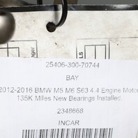 2012-2016 BMW M5 M6 S63 4.4 Engine Motor 135K Miles New Bearings Installed.