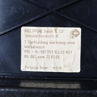 2009-2012 Porsche 911 997 Boxster Cayman 987 Trunk Tool Kit Holder OEM Used