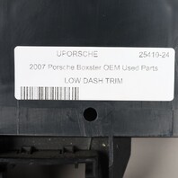 2005-2012 Porsche 911 Boxster Cayman Dash Knee Pad Leatherette Black OEM Used