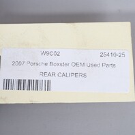 1999-2004 Porsche 911 996 C4 Rear Brake Calipers Brembo Set Pair Silver OEM Used