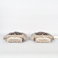 1999-2004 Porsche 911 996 C4 Front Brake Calipers Pair Silver Brembo OEM Used