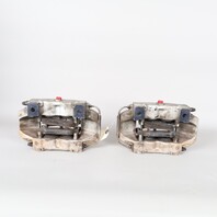 1999-2004 Porsche 911 996 C4 Front Brake Calipers Pair Silver Brembo OEM Used