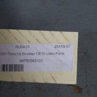 2005-2008 Porsche Boxster 987 Left Rear Bumper Guide Heat Shield OEM Used