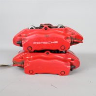2000-2012 Porsche Boxster Cayman Front Brake Calipers Brembo Pair Red OEM Used