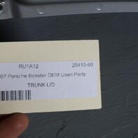 1999-2004 Porsche 911 Bare Engine Deck Lid Cover 99651201101 Black OEM Used