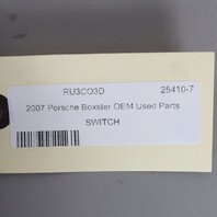 05-12 Porsche 911 Boxster Cayman Hood Trunk Release Switch 99761310501 OEM Used