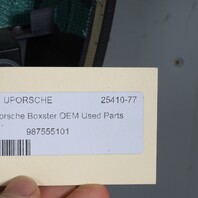 2005-2012 Porsche Boxster Cayman Left Door Panel Leatherette Black OEM Used