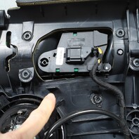 2005-2012 Porsche Boxster Cayman Left Door Panel Leatherette Black OEM Used