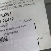 2011-2013 BMW X5 X6 3.0 Radiator Fan 17428618242 OEM Used