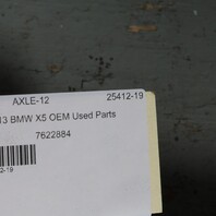 2007-2019 BMW X5 X5M X6 X6M E70 Right Front Axle Shaft 31607622884 OEM Used