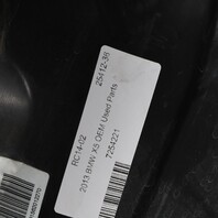 2011-2013 BMW X5 E70 Left Front Fender Liner Mud Guard 51717234831 OEM Used