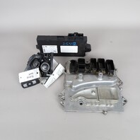2013-2014 BMW X5 3.0 Engine Computer ECU CAS Ignition Key Set E70 E71 OEM Used