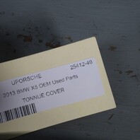 2007-2013 BMW X5 Rear Cargo Cover Shade Black 51476955873 OEM Used