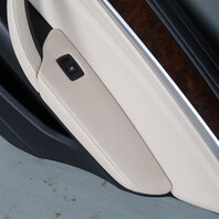 2010-2013 BMW X5 Right Rear Door Panel Nevada Black Oyster 51427256436 OEM Used