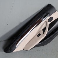 2010-2013 BMW X5 Left Rear Door Panel Nevada Black Oyster 51427256435 OEM Used