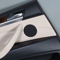 2010-2013 BMW X5 Left Rear Door Panel Nevada Black Oyster 51427256435 OEM Used