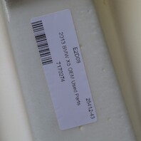 2007-2013 BMW X5 E70 Rear Seat Bottom Cushion Oyster 52207156113 OEM Used