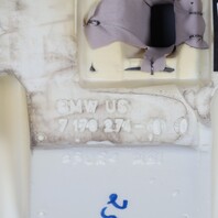 2007-2013 BMW X5 E70 Rear Seat Bottom Cushion Oyster 52207156113 OEM Used