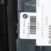 2011-2013 BMW X5 X5M E70 Left Tail Light Lid Mount 63217227793 OEM Used